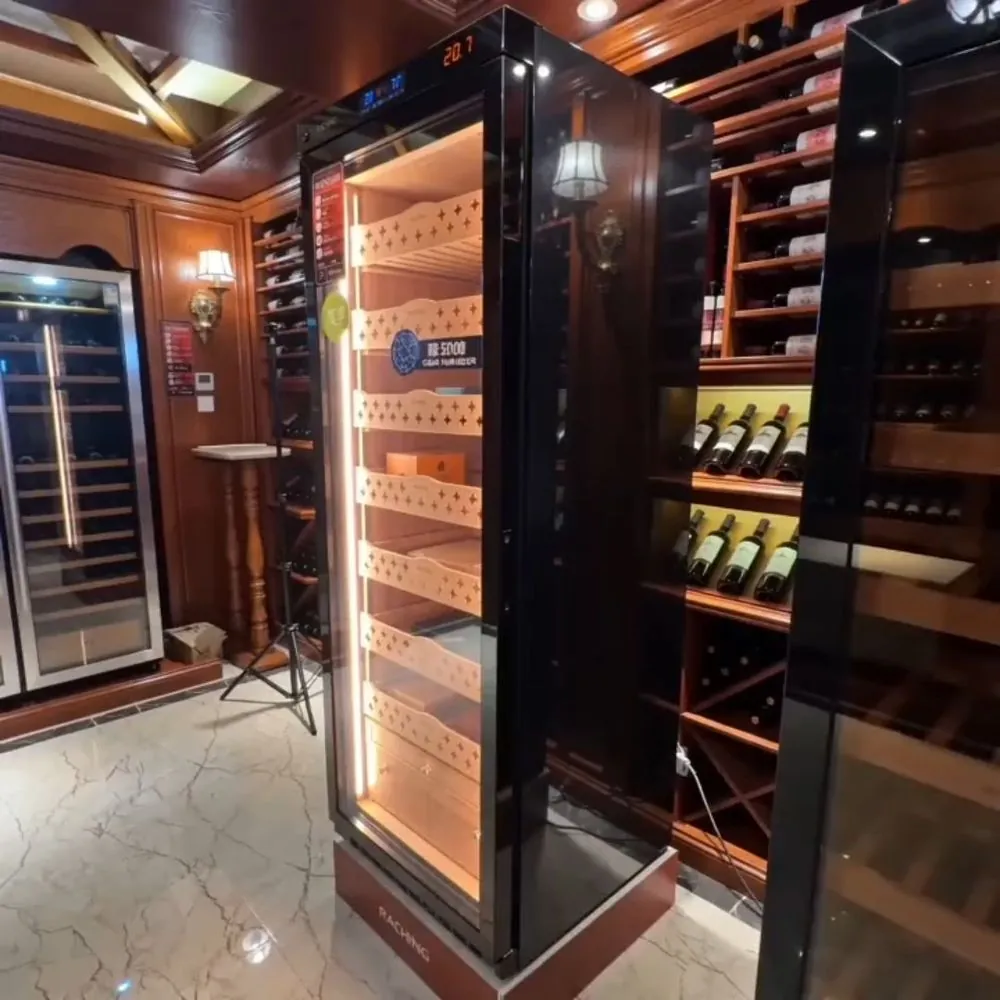 ROYAL METAL Electric Stainless Steel Cigar Cooler Humidor, Dual Zone view 3