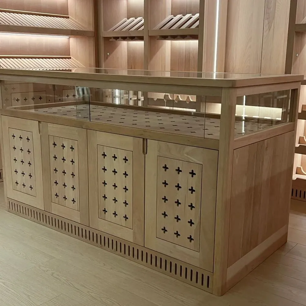 ROYAL METAL Stainless Steel Cigar Humidor Cabinet, Dual Zone Humidity view 3