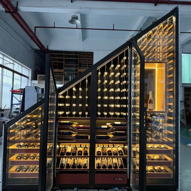Temperature-Controlled Wine Cabinet 100L, Stainless Steel Dual Zone view 4