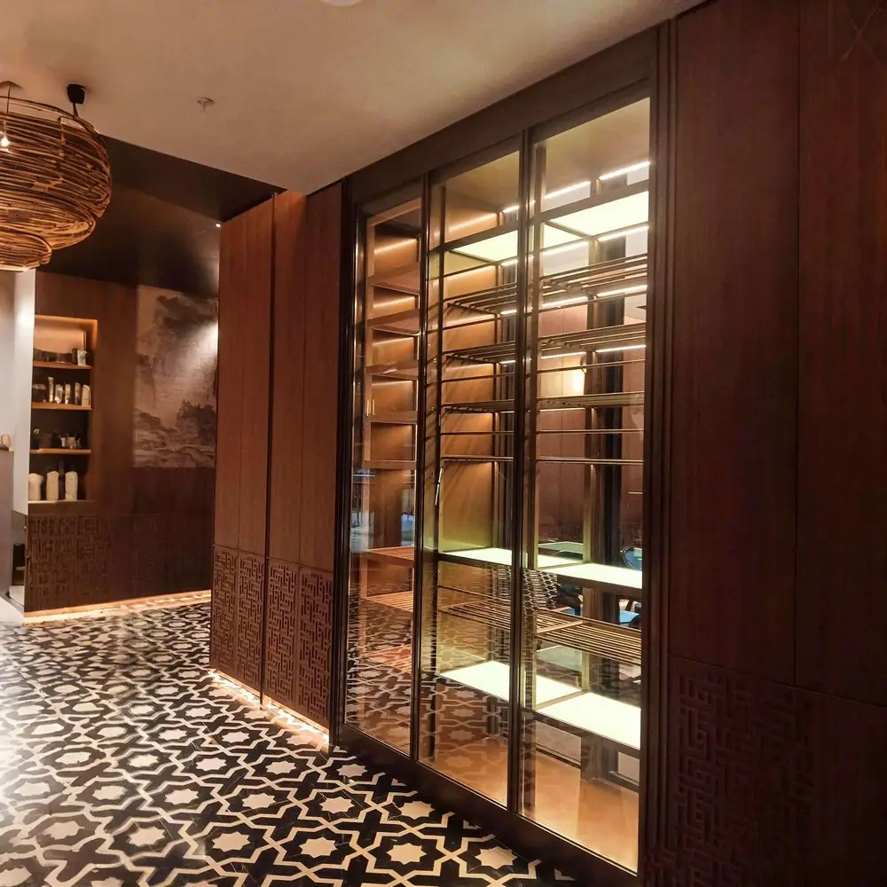 Stainless Steel Wine Cabinet with Glass Door, Display Refrigerator view 3