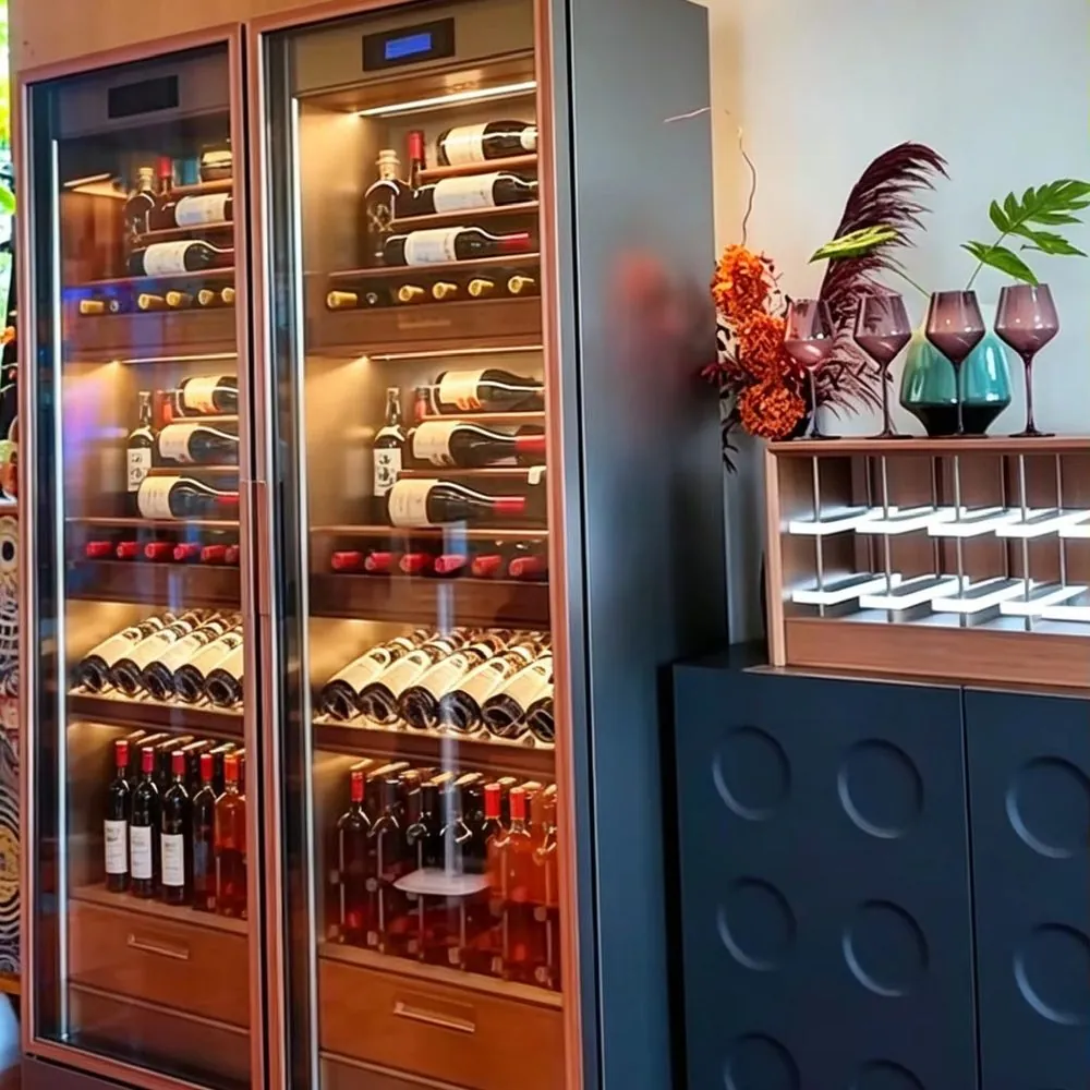 The Grand Reserve Stainless Steel Wine Cabinet