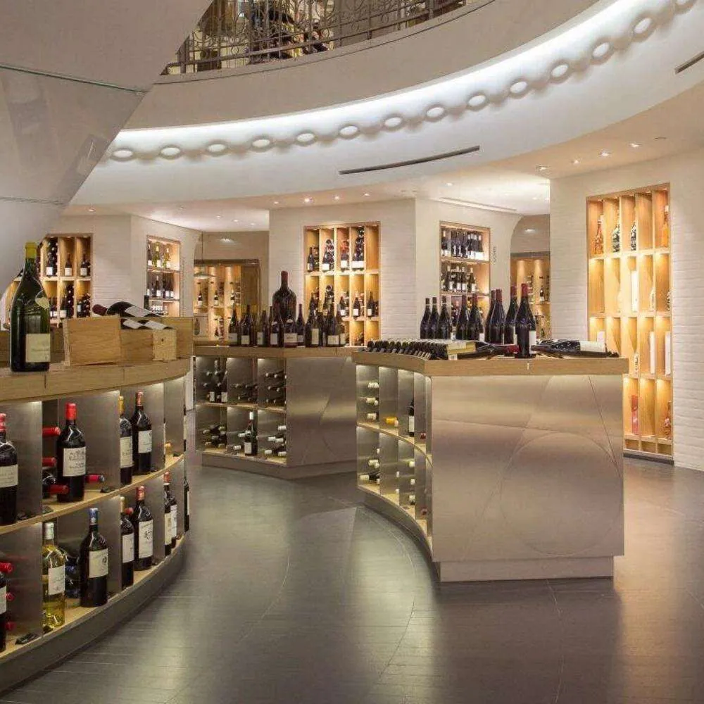 Stainless Steel Wine Cellar 200 Bottles, Solid Wood with Cooling view 5