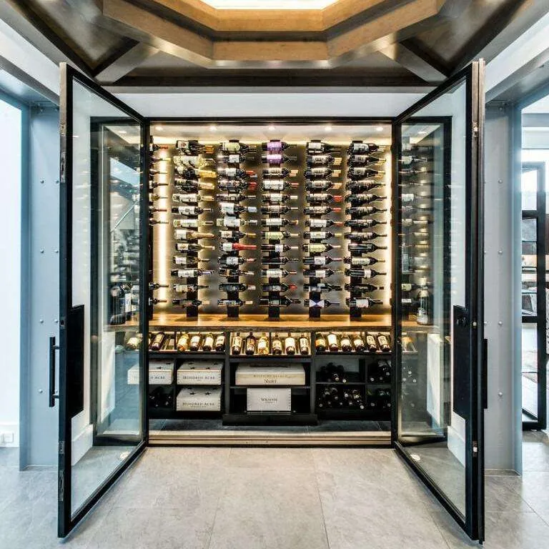 Luxury Stainless Steel VIP Custom Wine Cellar for Hotel (RM-004) view 2
