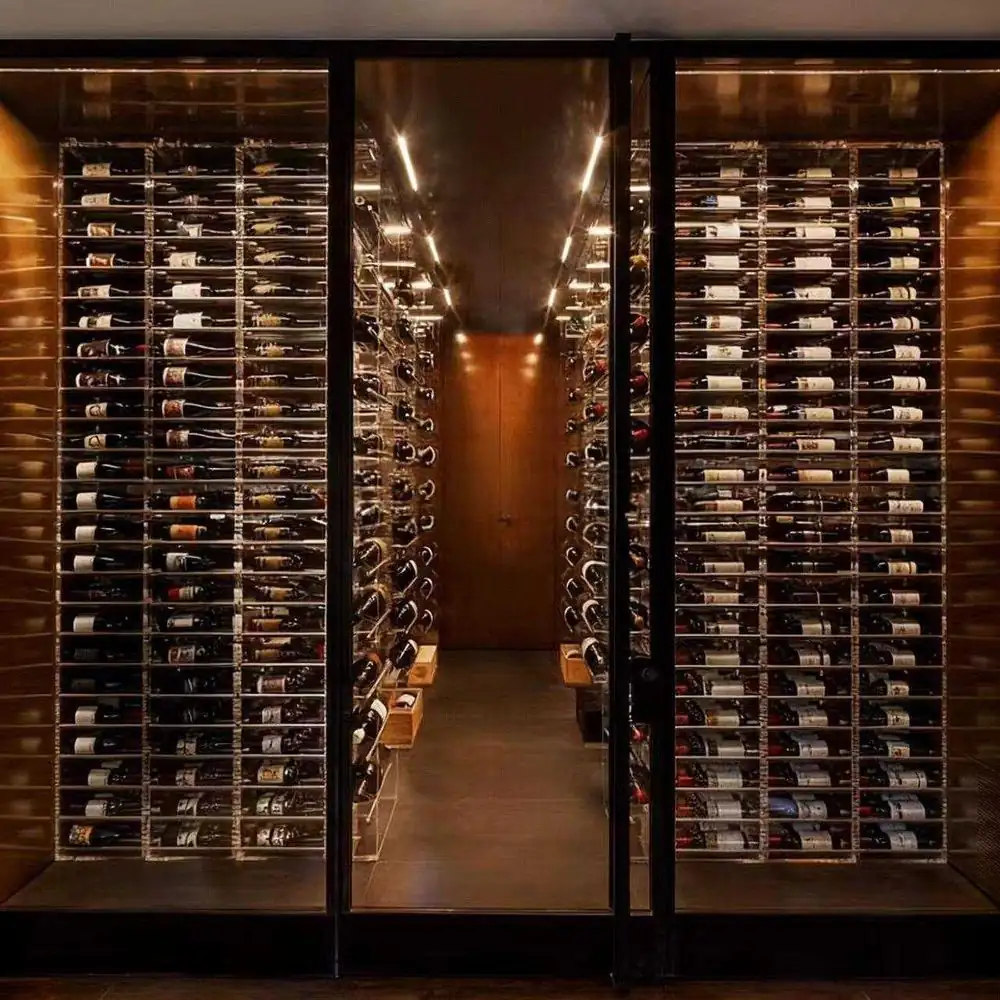 RM-005 F-88 Compact Stainless Steel Wine Cellar for 120 Bottles