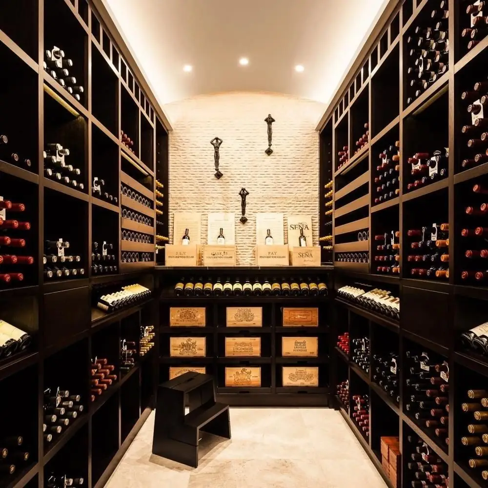 RM-007 Traditional Wood Wine Cellar Display view 2