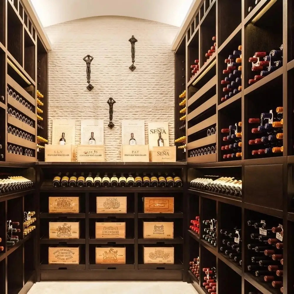 RM-007 Traditional Wood Wine Cellar Display view 3